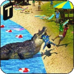 Logo of Crocodile Simulator 3D android Application 