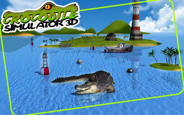 Crocodile Simulator 3D android App screenshot 7